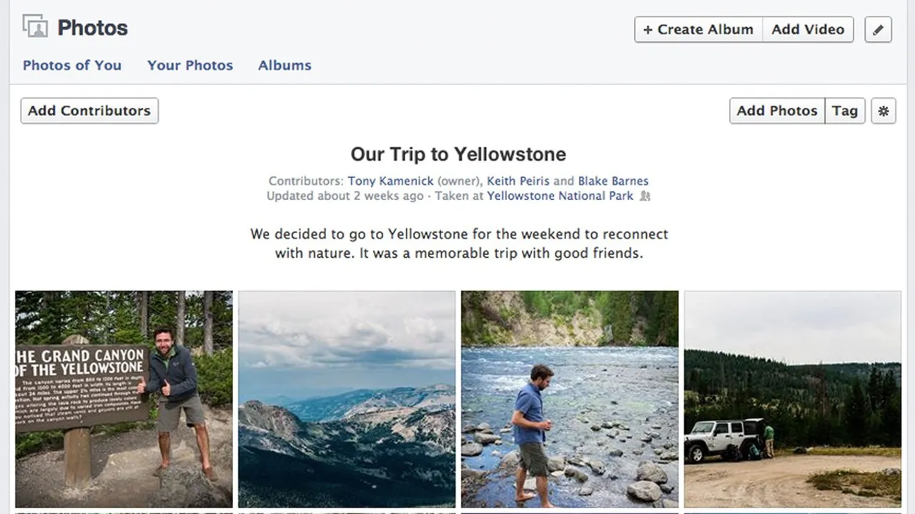 Facebook Introduces Shared Photo Albums 