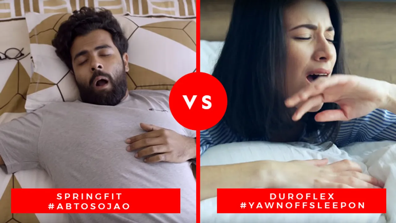 Campaign Face off: SpringFit’s #AbToSoJa v/s  Duroflex’s #YawnOffSleepOn