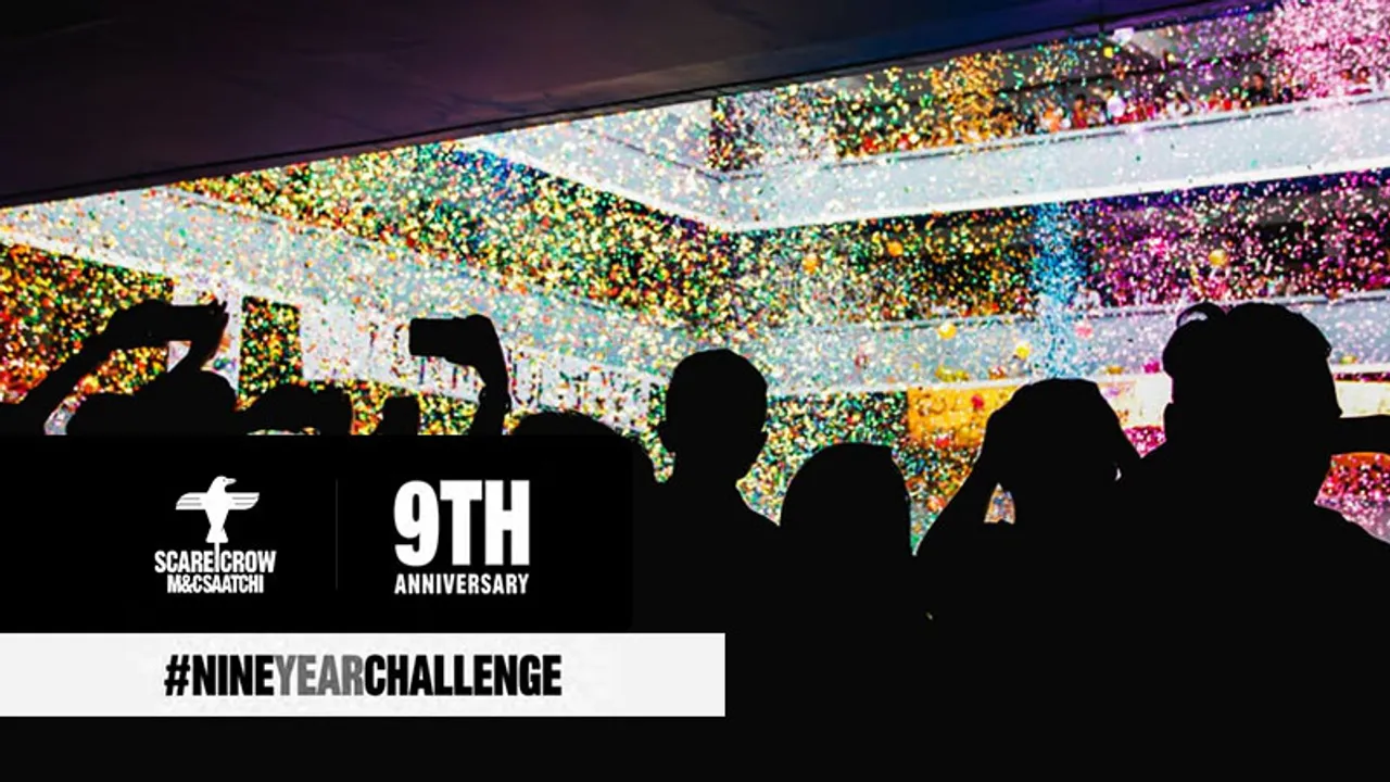 Scarecrow M&C Saatchi celebrates its 9th anniversary with #NineYearChallenge