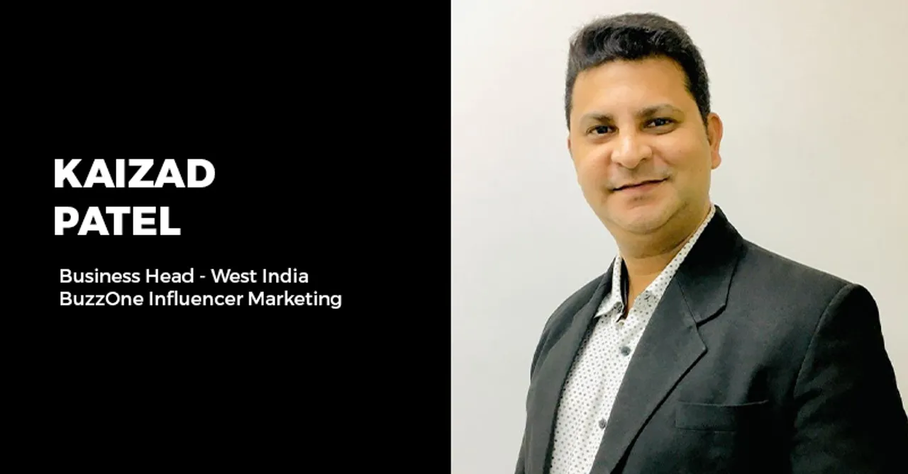 BuzzOne Influencer Marketing appoints Kaizad Patel as Business Head - West