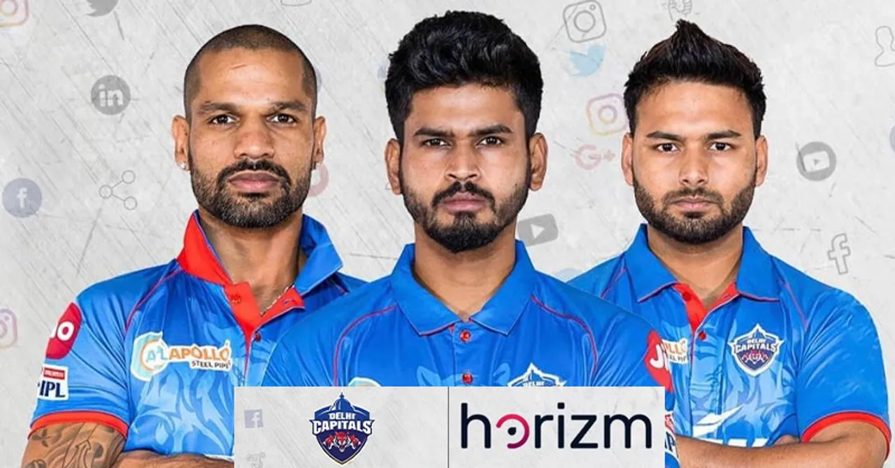 Delhi Capitals partners with Horizm to boost digital media returns