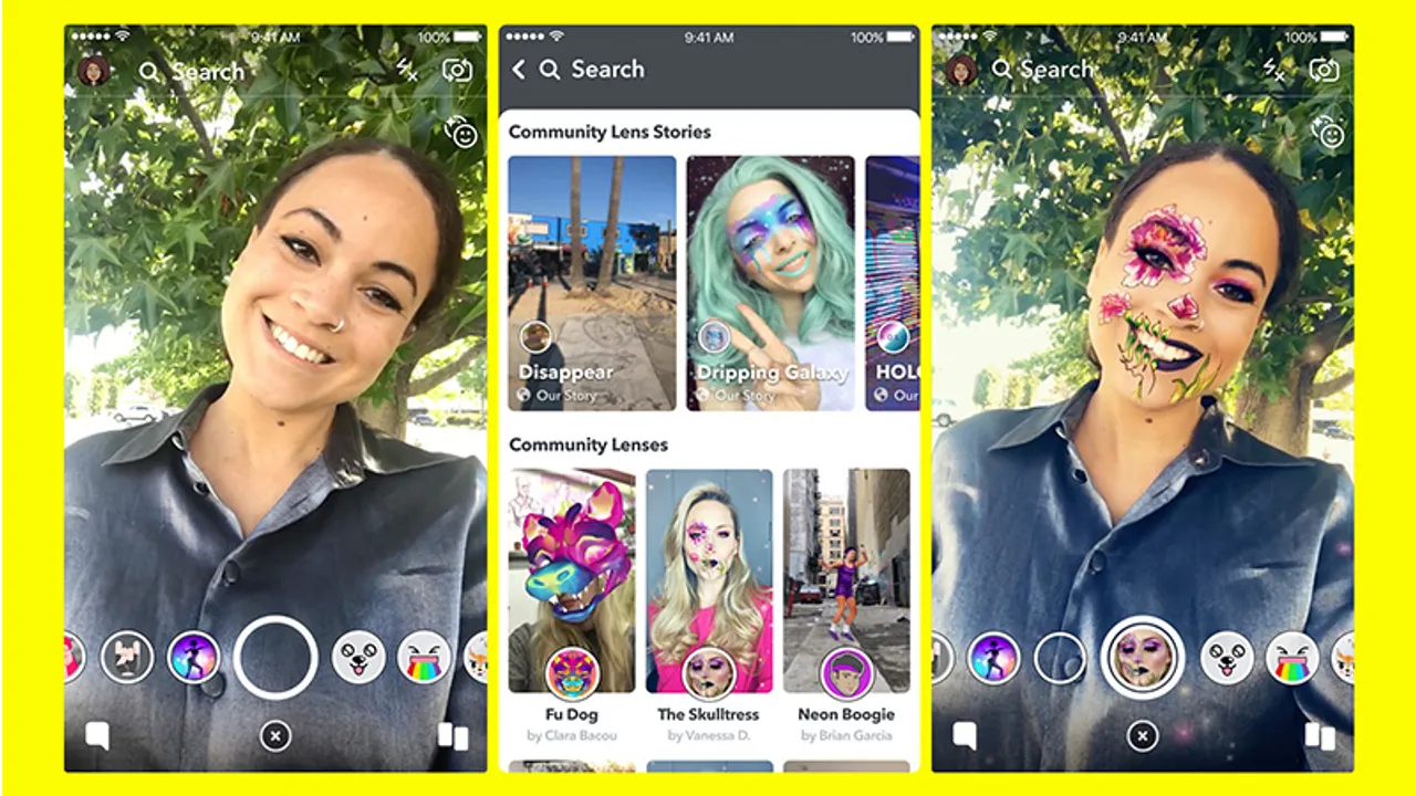 snapchat community lenses