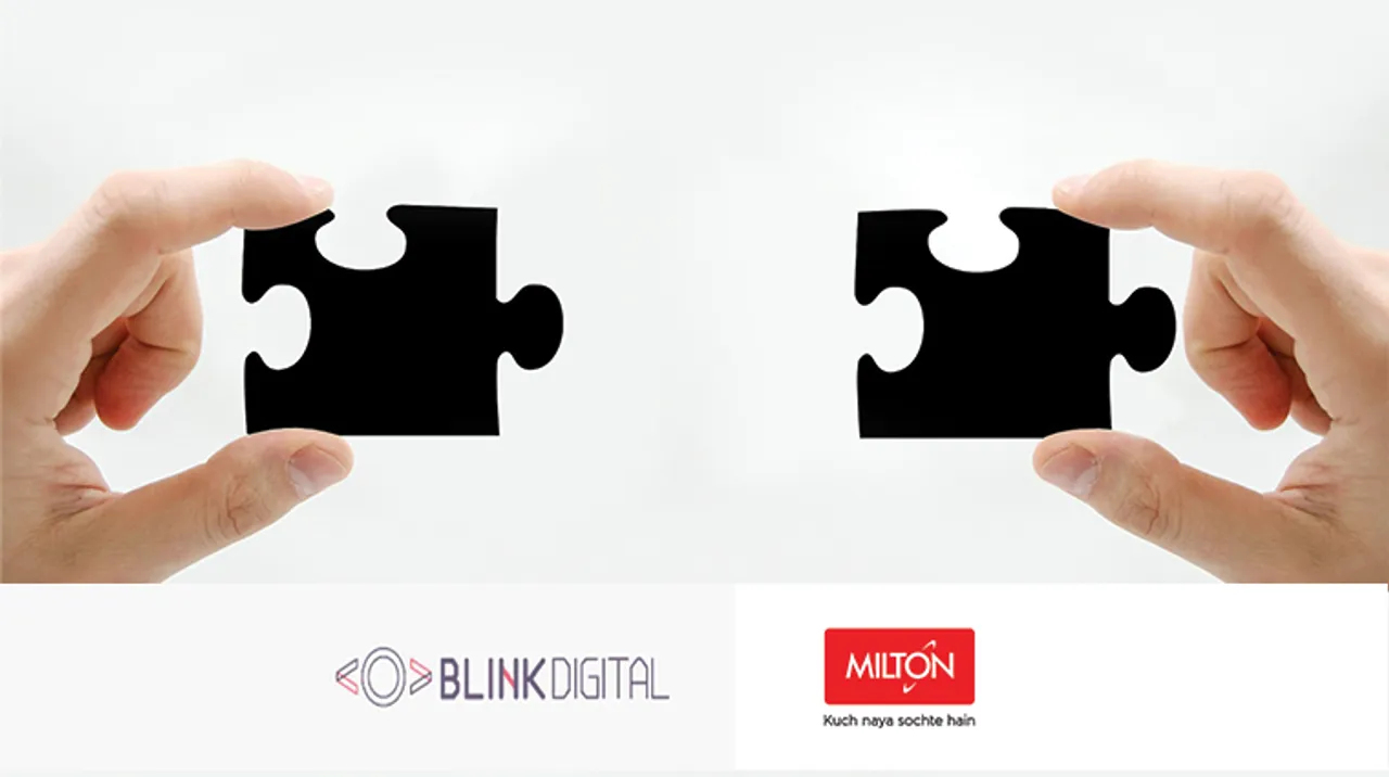 Blink Digital bags creative mandate of Milton India