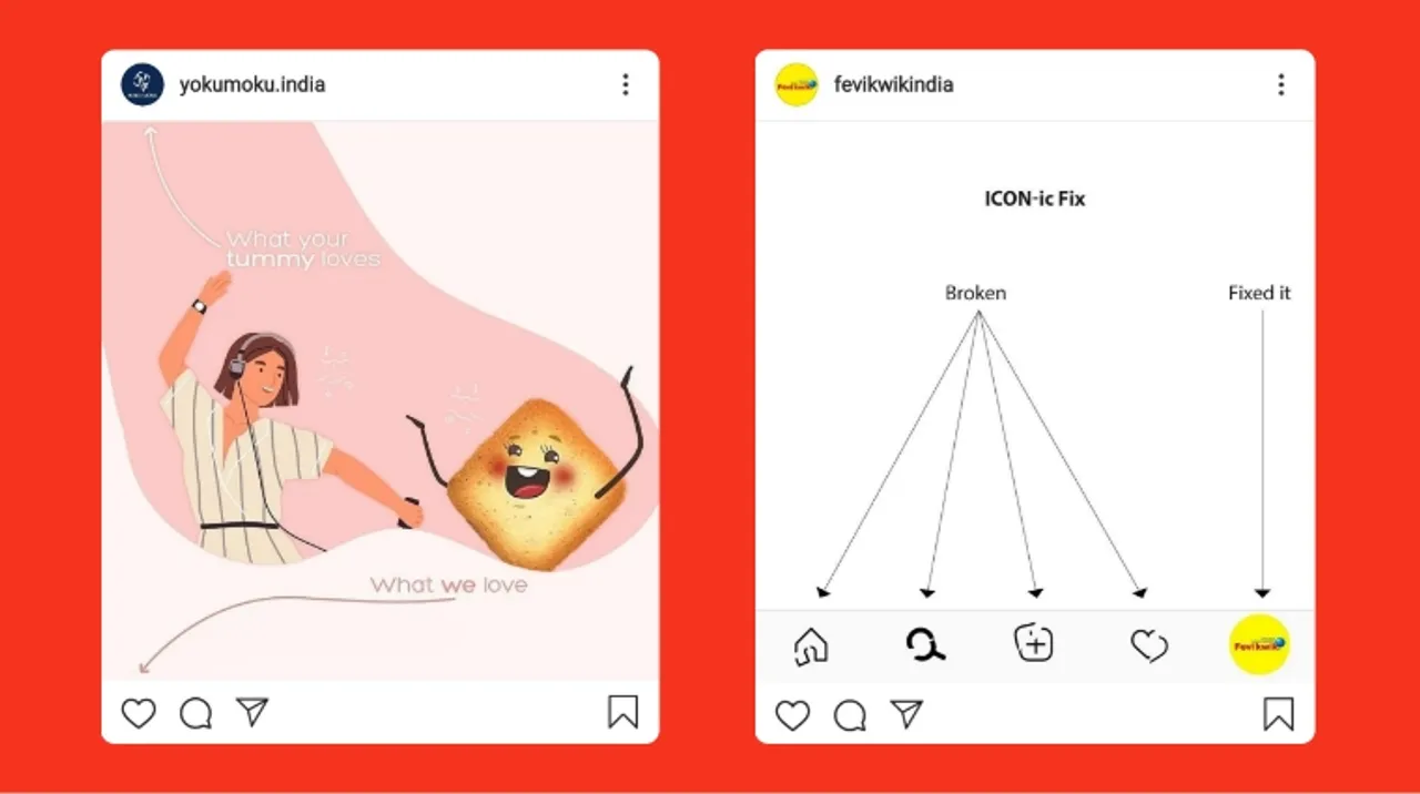 10 times Instagram interface inspired brand creatives