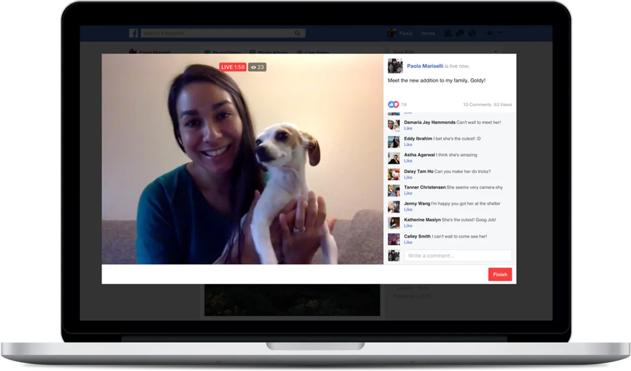 Facebook Live now available for all desktop users