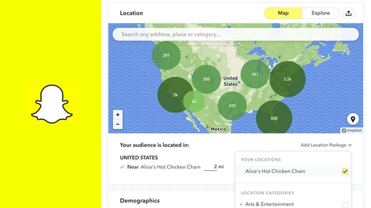 Snapchat launches location-based feature, letting you custom-build target audience