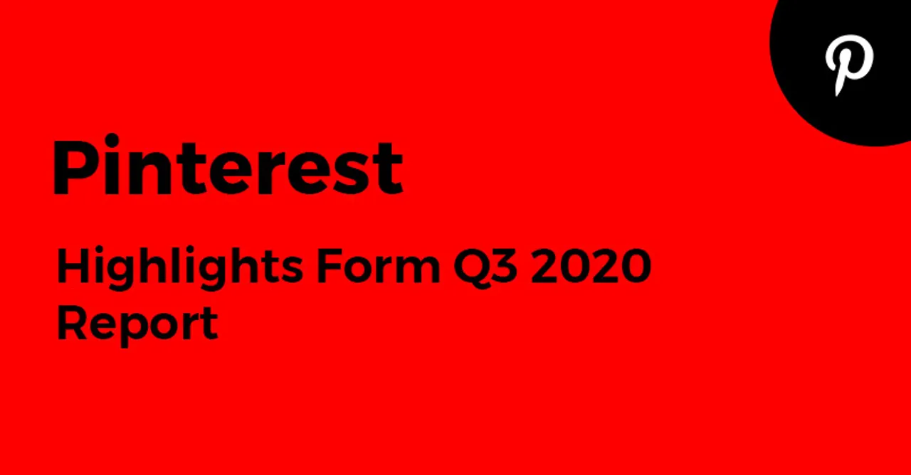 Pinterest Q3 2020