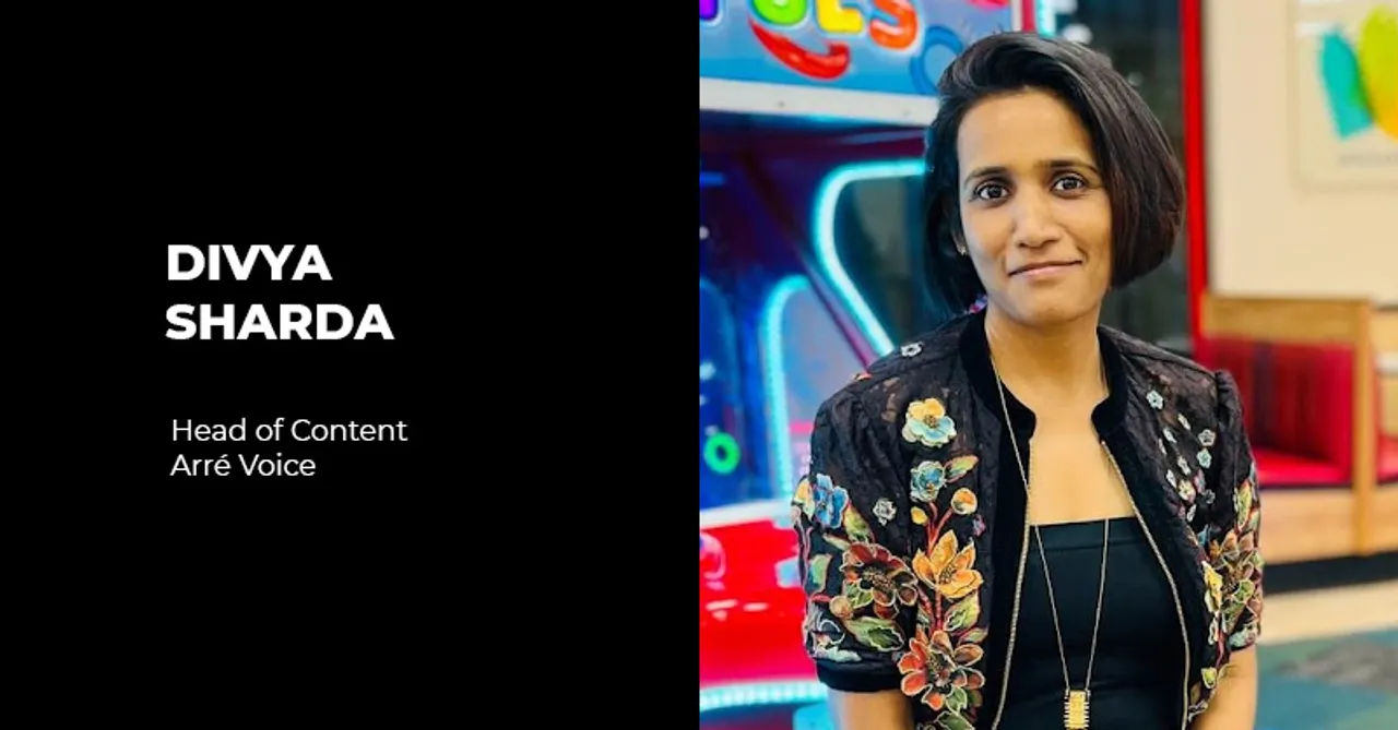Arré Voice appoints Gaana’s Divya Sharda as Head of Content