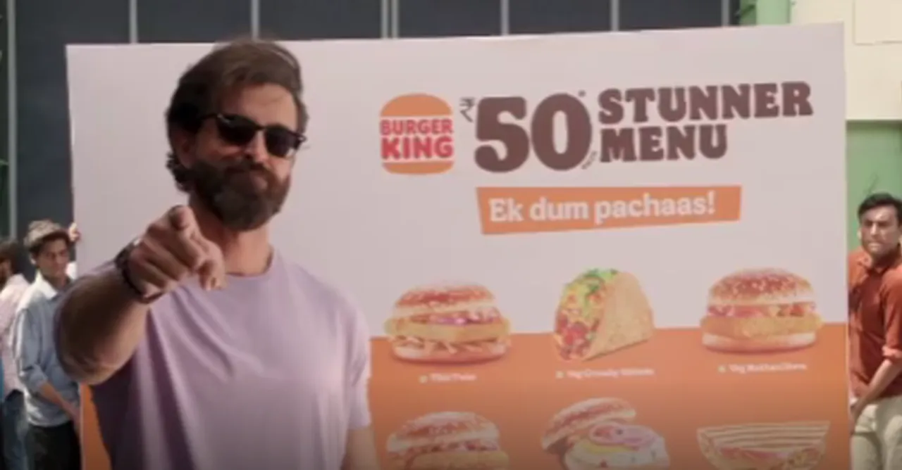 Hrithik Roshan Burger King