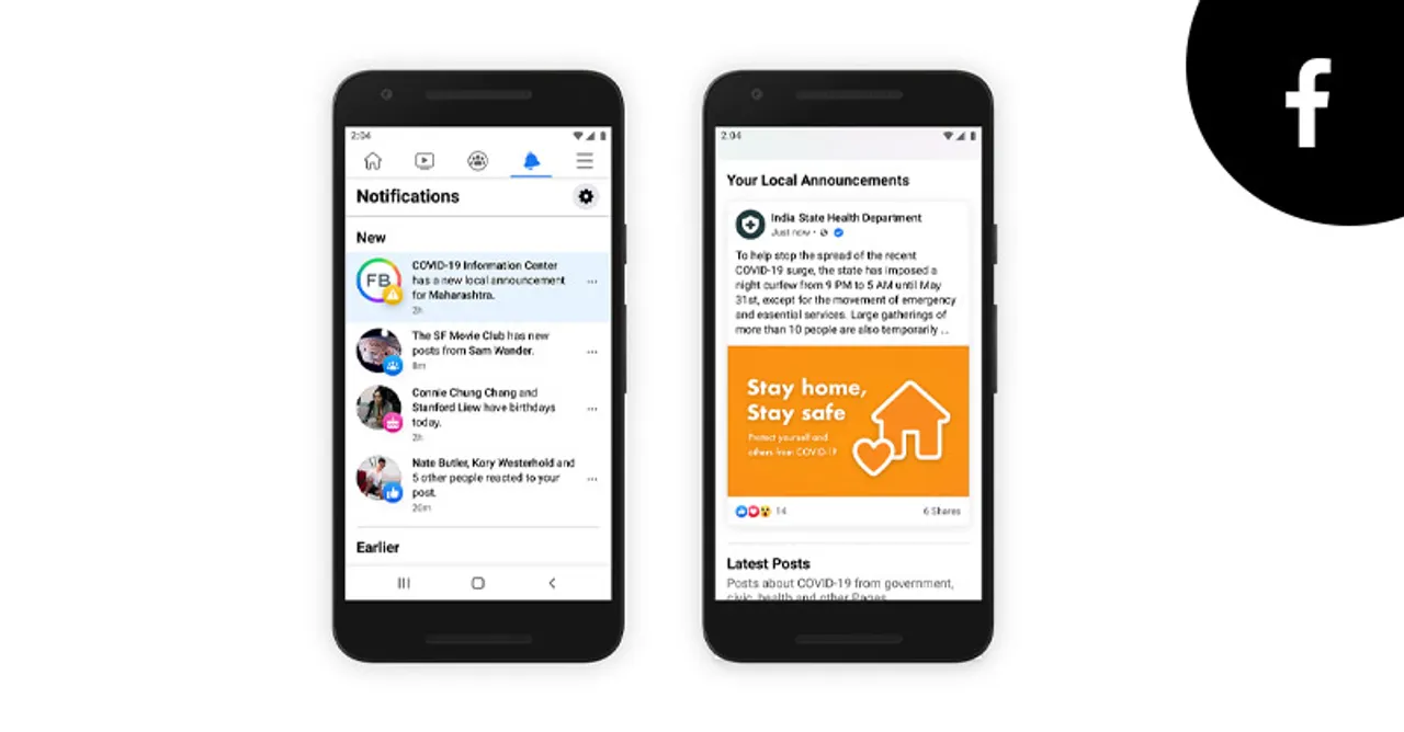 Facebook expands COVID-19 Announcement tool to India