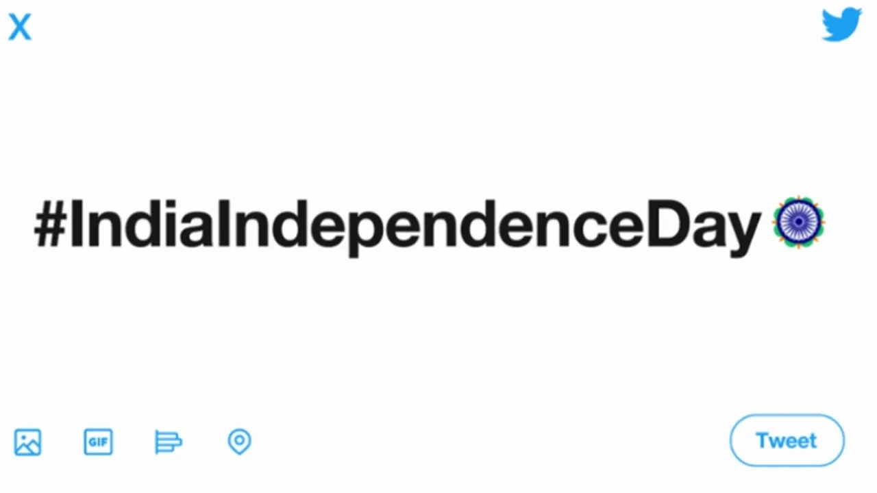 Twitter celebrates Independence Day with emoji