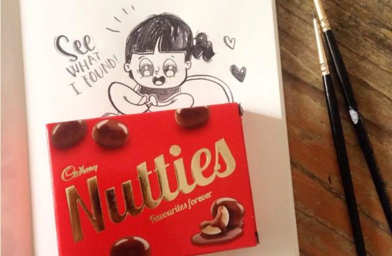 Alicia Souza Creates Nostalgia On Social Media With A Series Of Illustrations Around #CadburyNutties