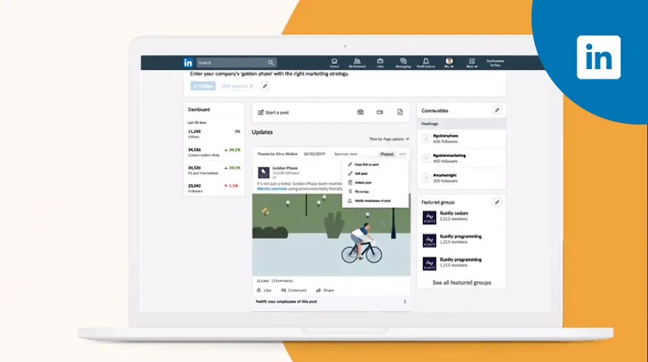LinkedIn Pages updates to help keep employees engaged
