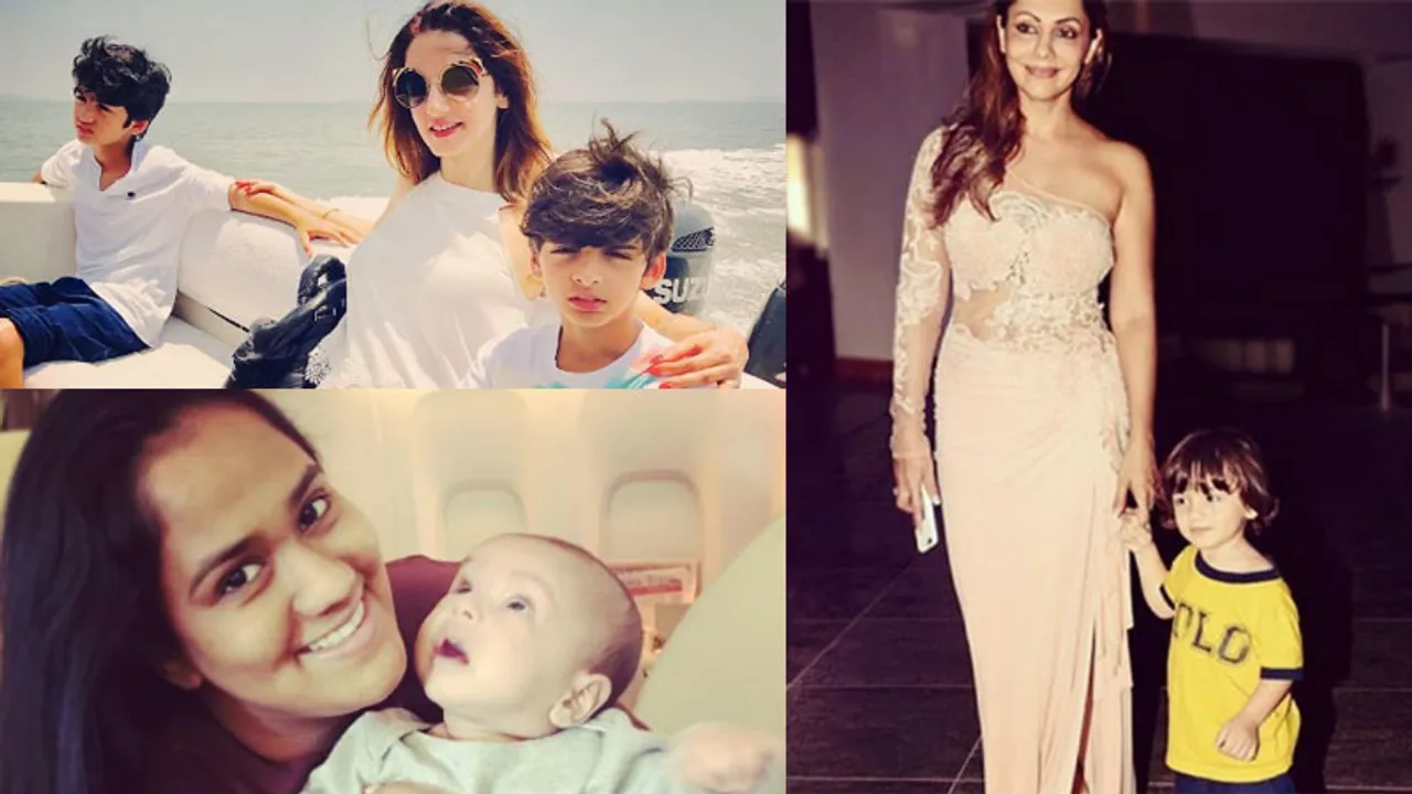 Celebrity mothers on instagram