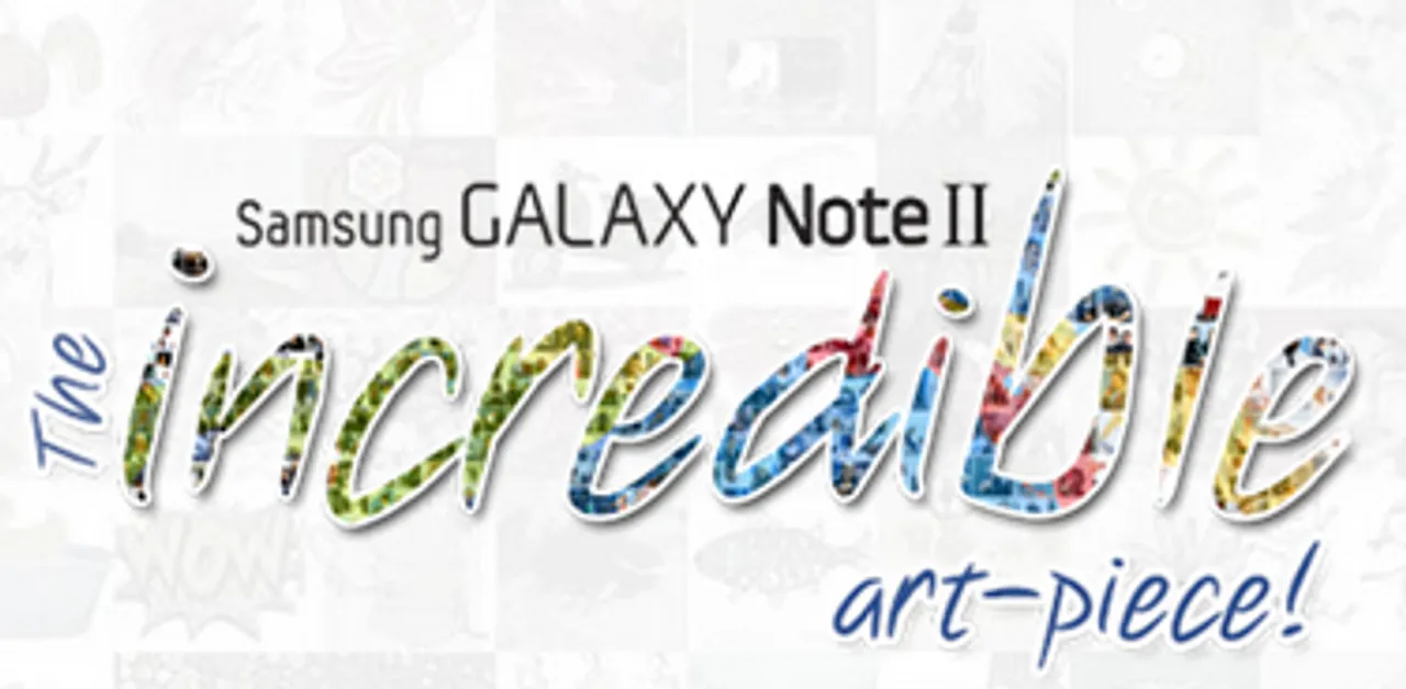 Social Media Campaign Review: Samsung Galaxy Note II Incredible Art Piece