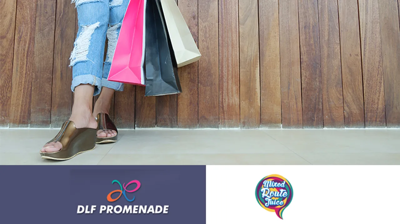 Mixed Route Juice bags Digital Social and Content account of DLF Promenade