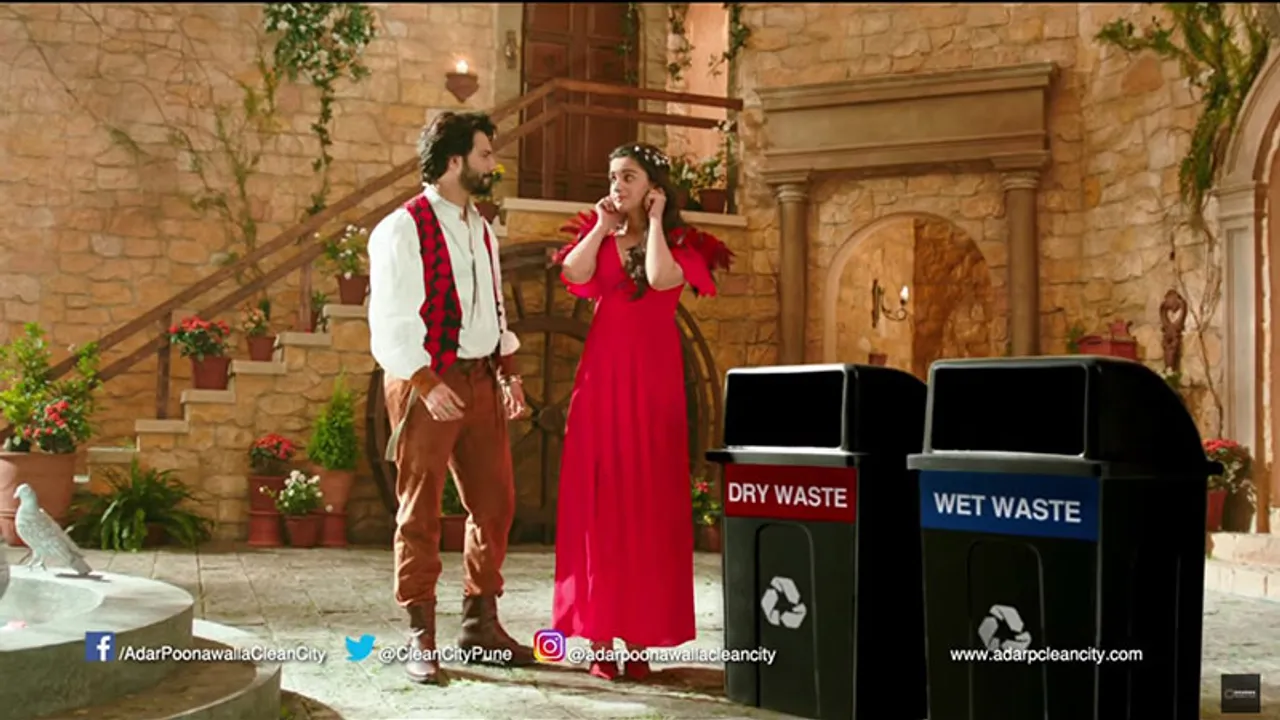 Alia & Varun feature in the latest Adar Poonawalla Clean City Initiative