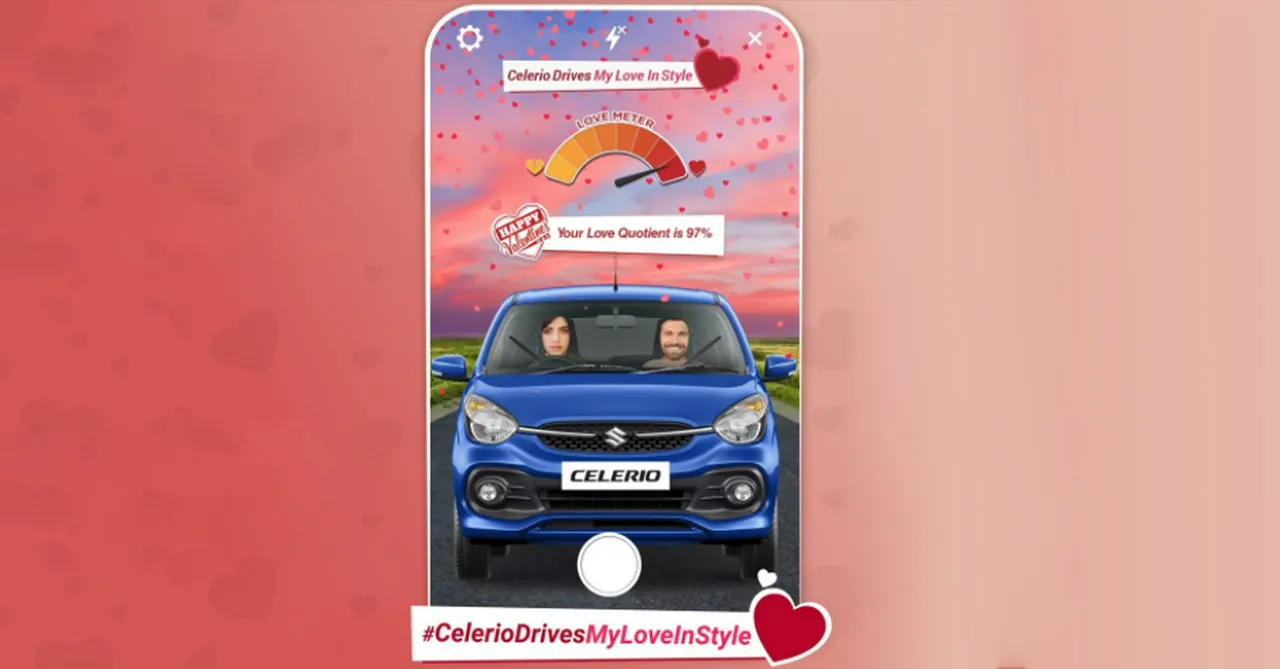 Maruti Suzuki Celerio illustrates how #CelerioDrivesMyLoveInStyle with AR campaign