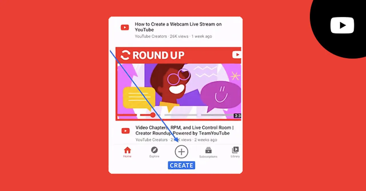YouTube India create icon