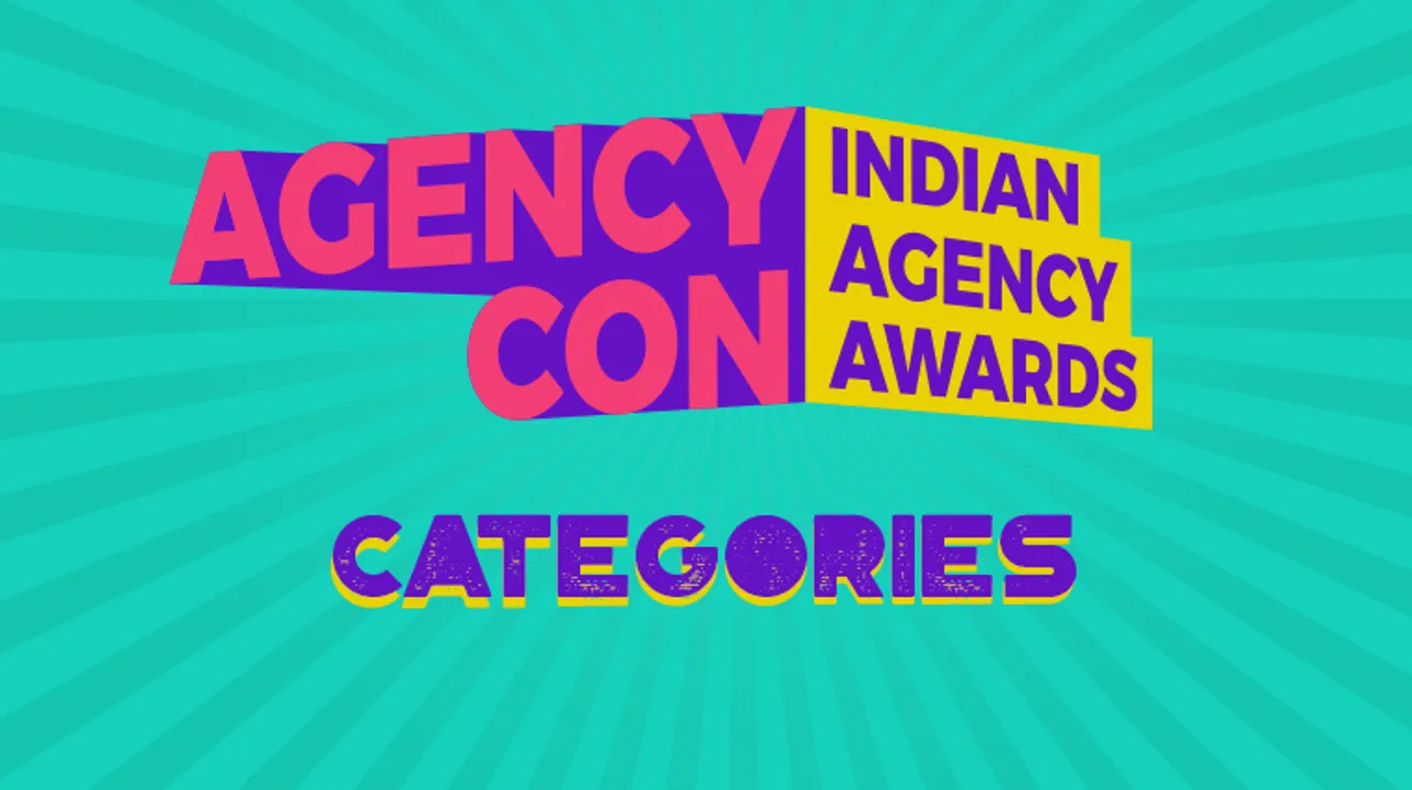 Indian Agency Awards 2020 orAgencyCon Categories