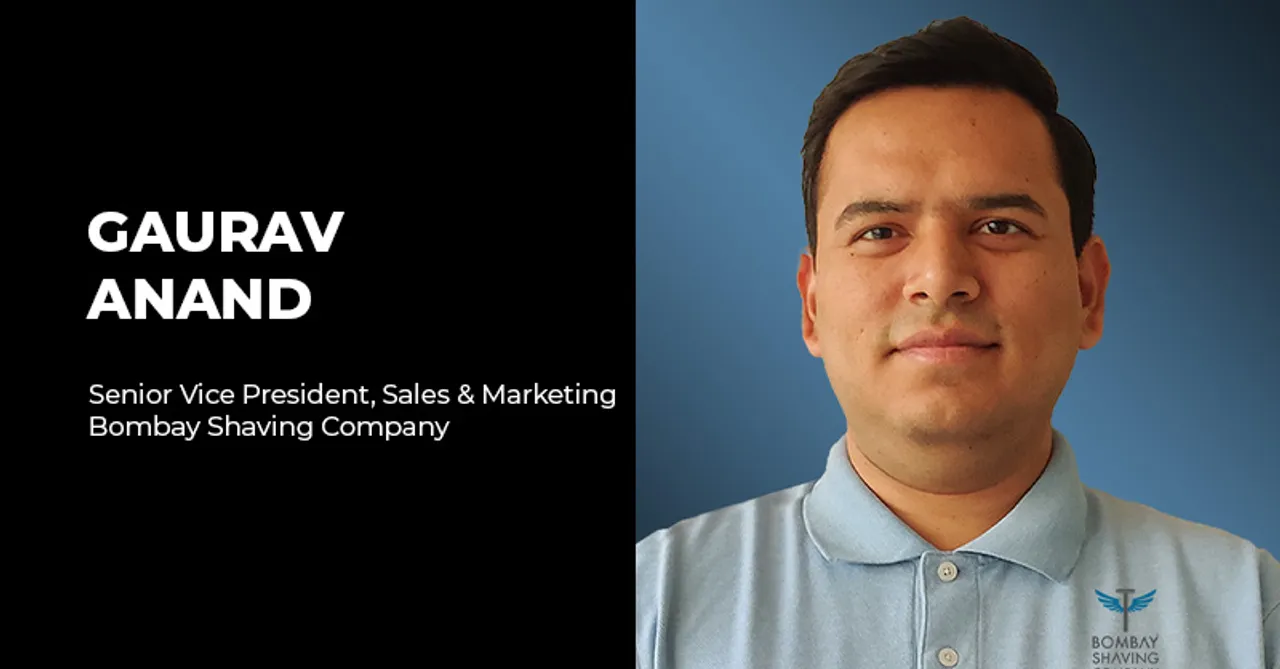 Bombay Shaving Company appoints Gaurav Anand as Senior VP, Sales & Marketing