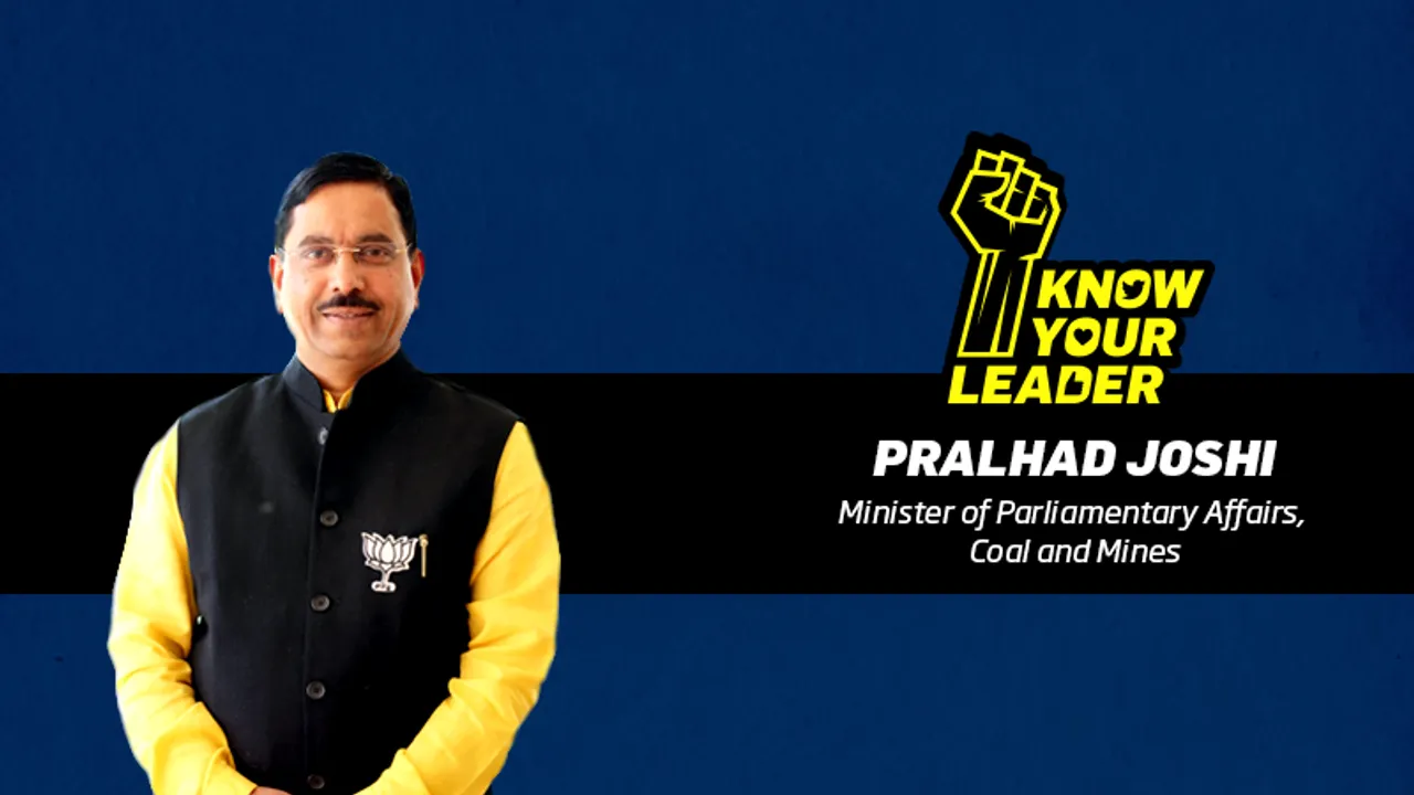 Know Your Leader: Pralhad Joshi