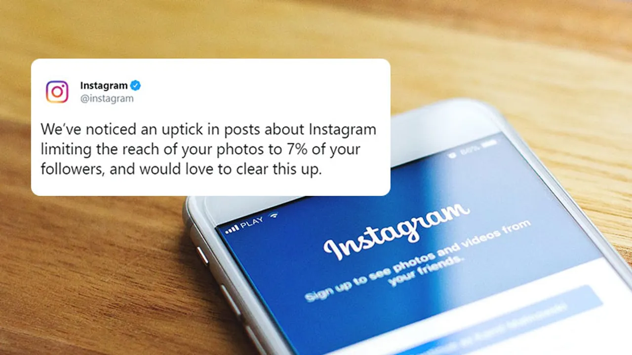 Instagram clears air about allegations of limiting reach to 7%