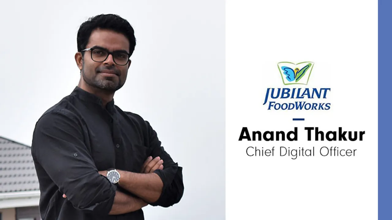 Jubilant FoodWorks ropes in Anand Thakur as Chief Digital Officer