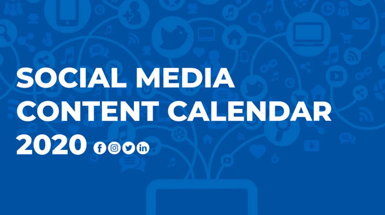 Social Media Calendar 2020