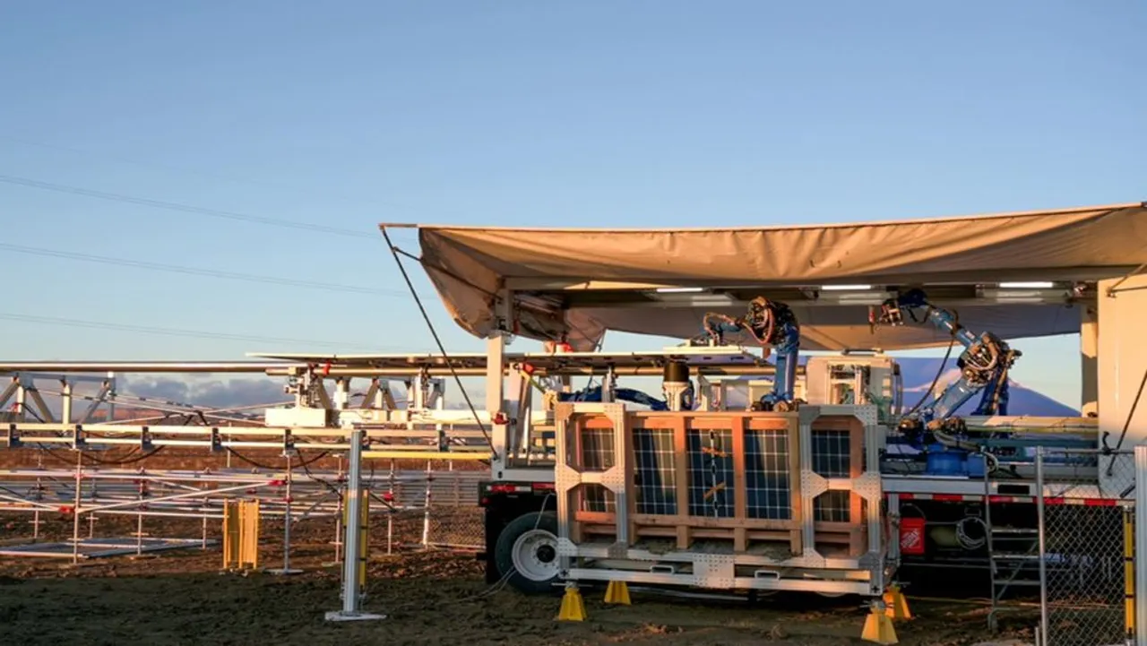 Solar installation is getting faster and cheaper with on-site automated factories 