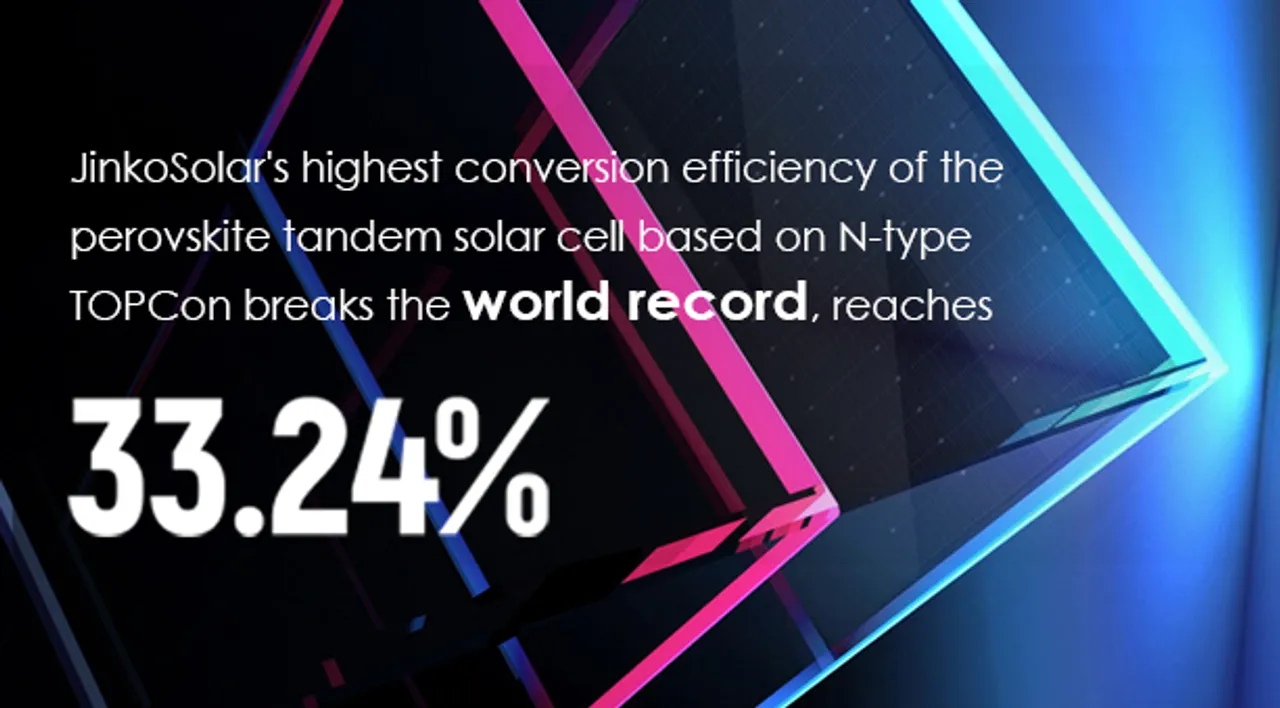 JinkoSolar breaks perovskite tandem efficiency record
