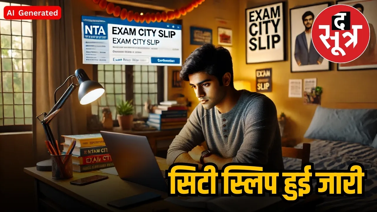 CUET pg city slip out