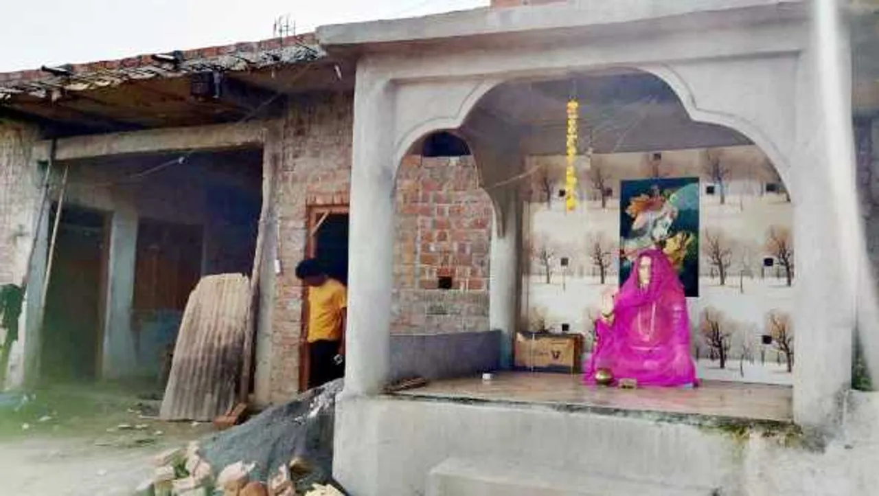 पत्नी ही परमेश्वर: शाजापुर में व्यक्ति ने पत्नी का मंदिर बनवाया, कोरोना से हो गई थी मौत