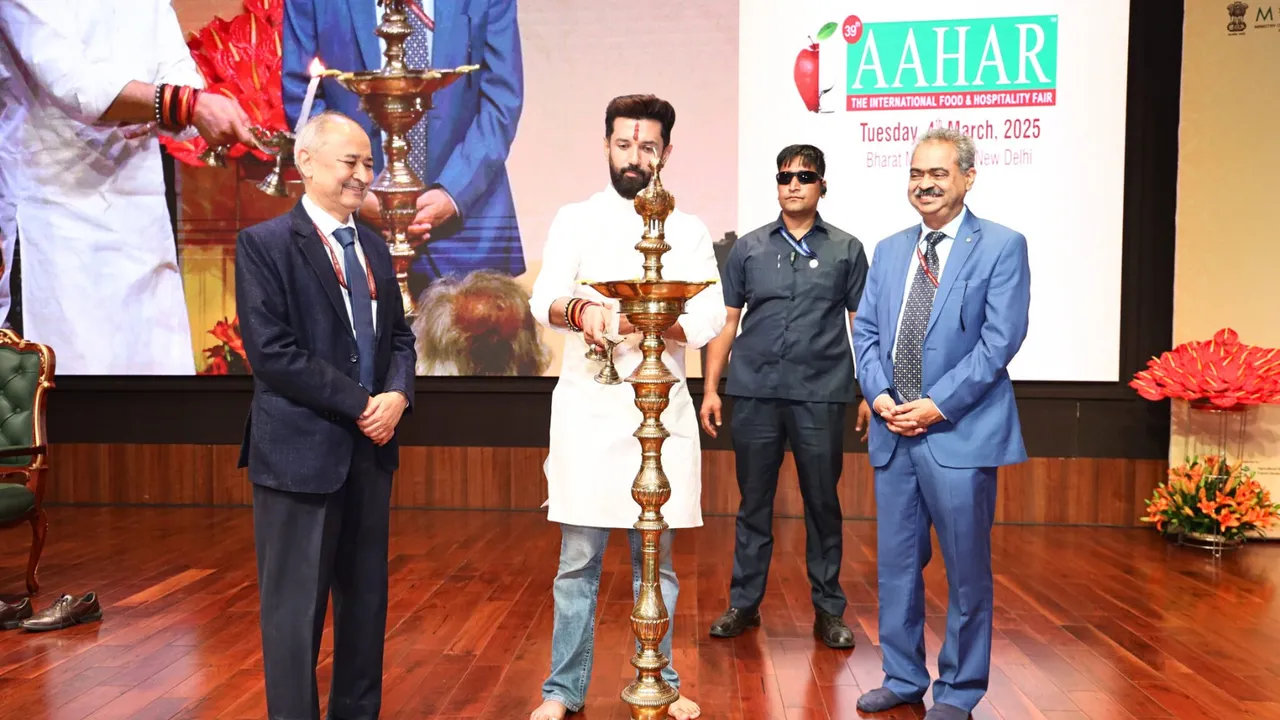 Chirag Paswan kicks off AAHAR 2025 with a call for quality