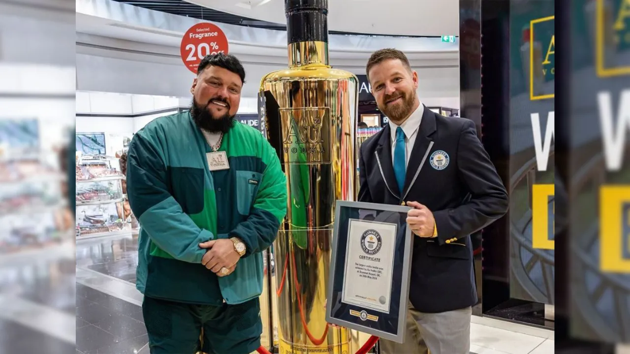 World’s largest vodka bottle is here