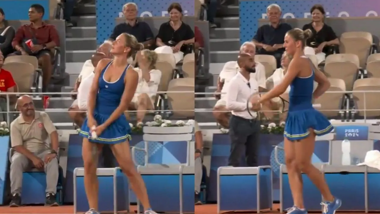 Marta Kostyuk grooves to Bruno Mars’ song (Source: X)