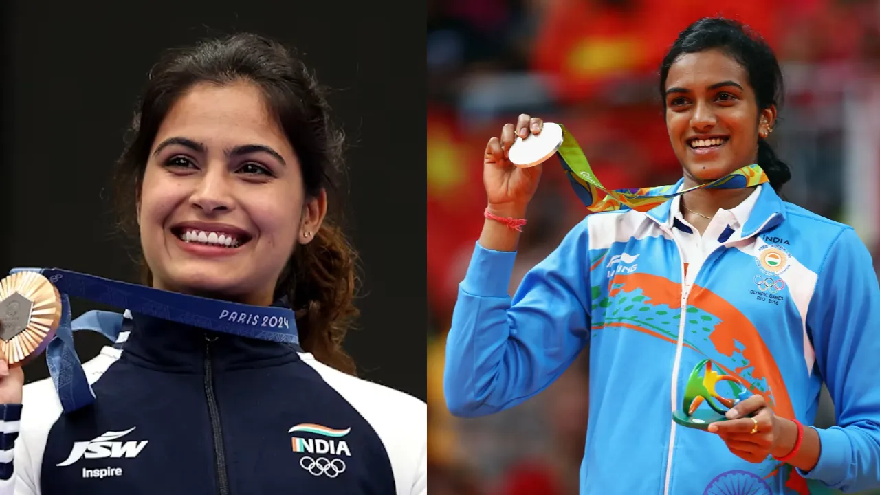 Manu Bhakar & PV Sindhu