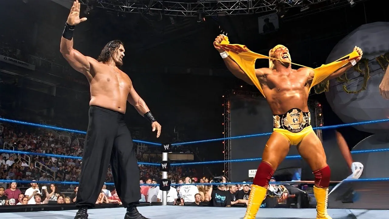 WATCH: The Great Khali's vicious chop to Hulk Hogan in old match