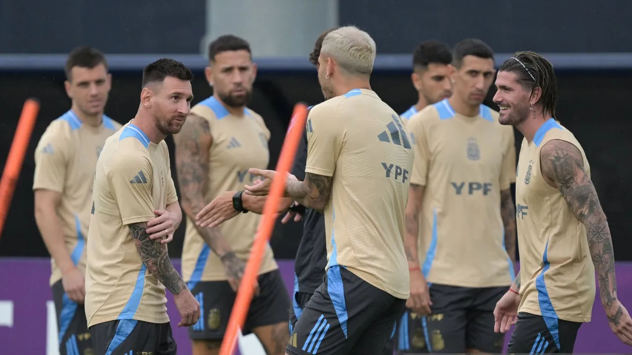 Argentina training session