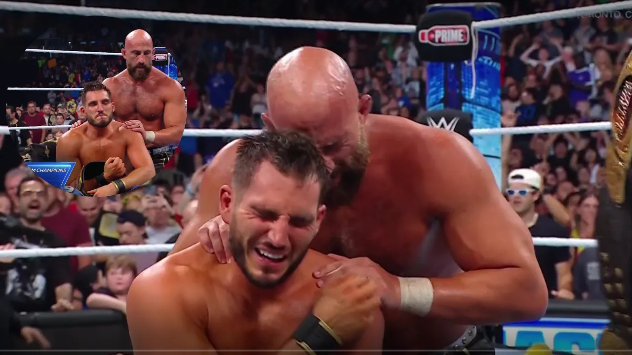 DIY end A-Town Down Under's tag team title reign on WWE Smackdown