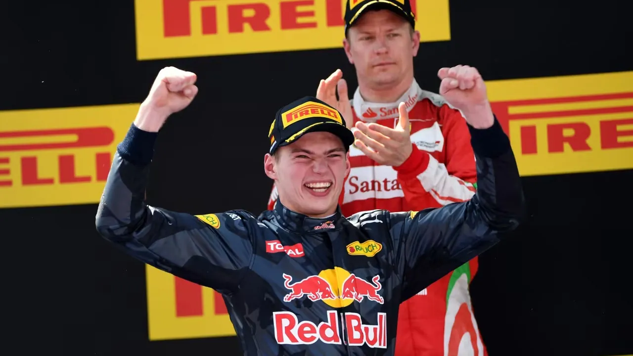 Max Verstappen after winning the race in Barcelona on May 15, 2016