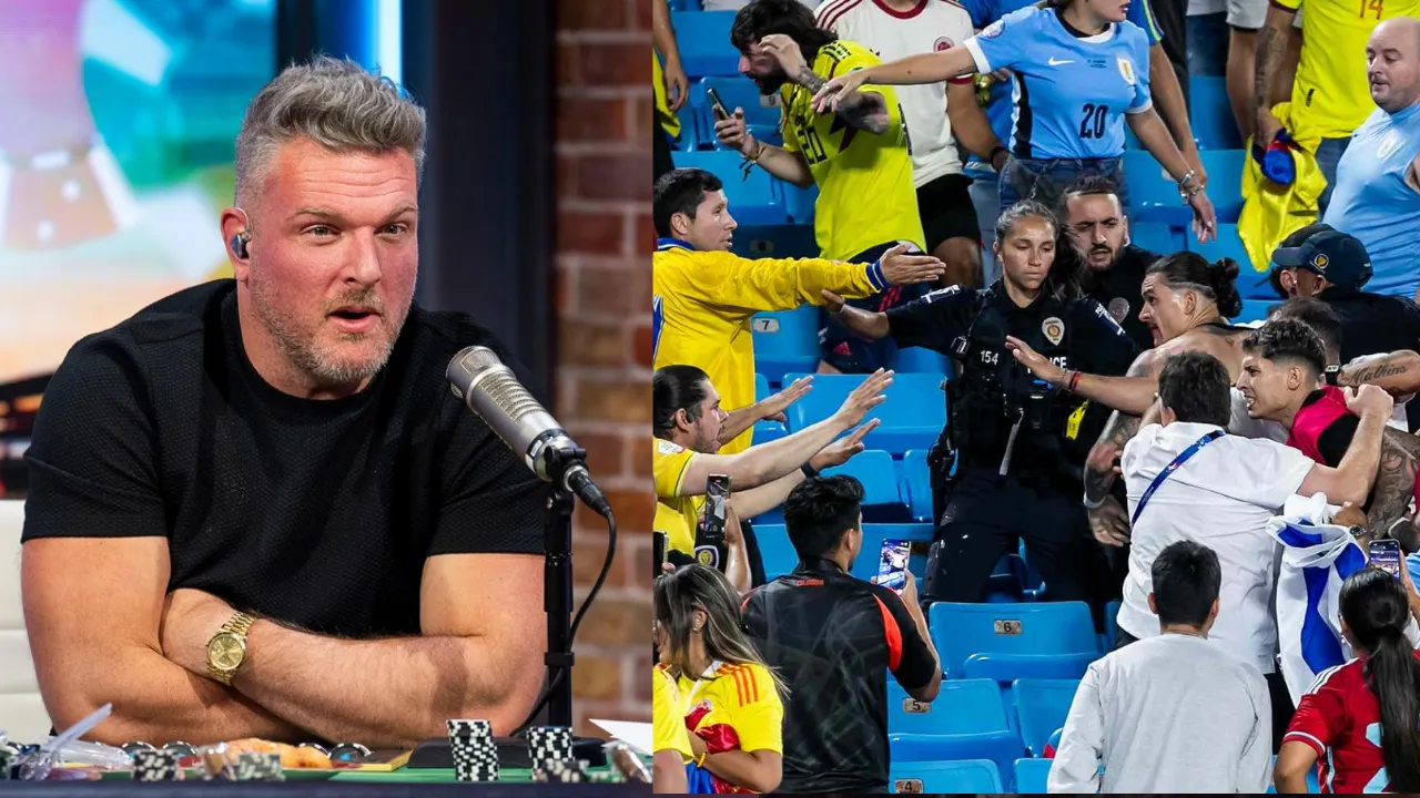 WATCH: WWE commentator Pat McAfee reacts to fight between Colombia and Uruguay after Copa America 2024 semifinal