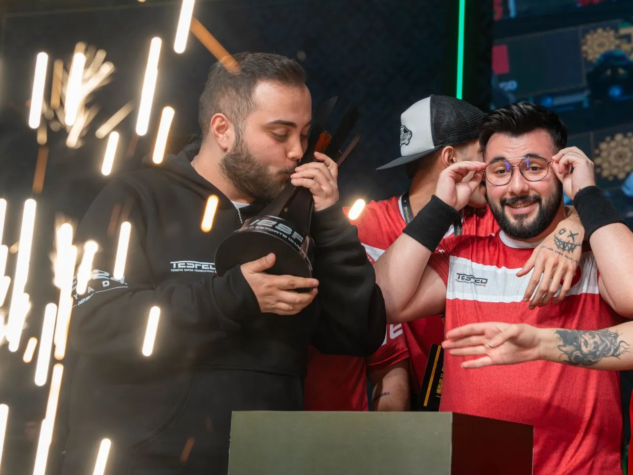 Team Turkey lift IESF PUBG Mobile World Esports Championship trophy
