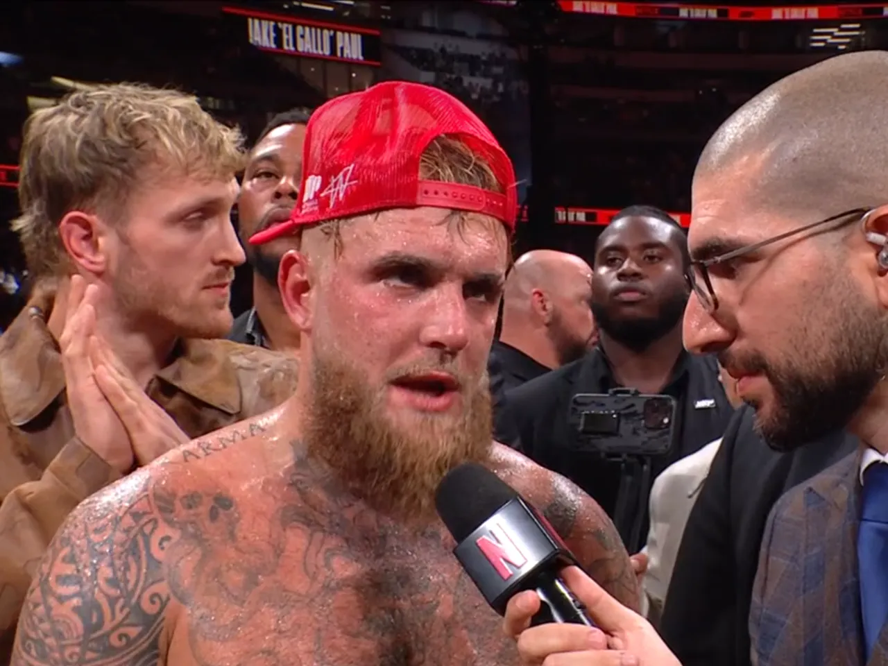 WATCH: Jake Paul regards Mike Tyson to be the GOAT after beating him