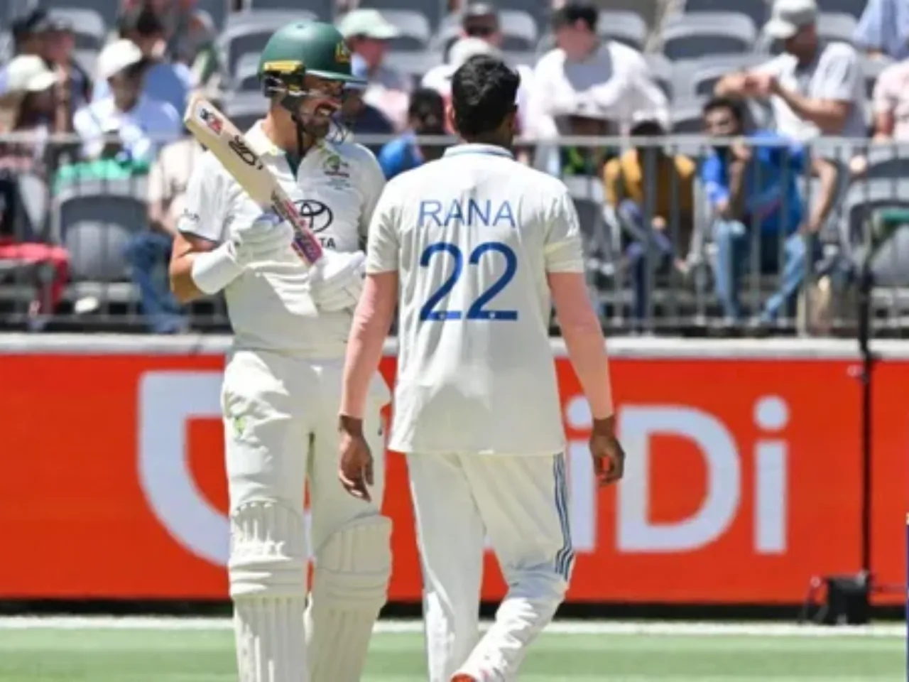 Harshit Rana and Mitchell Starc