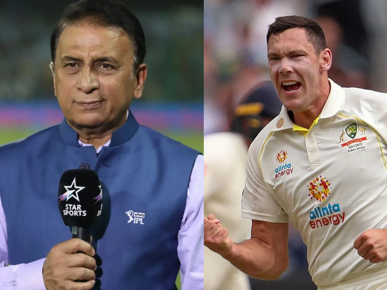 Sunil Gavaskar and Scott Boland