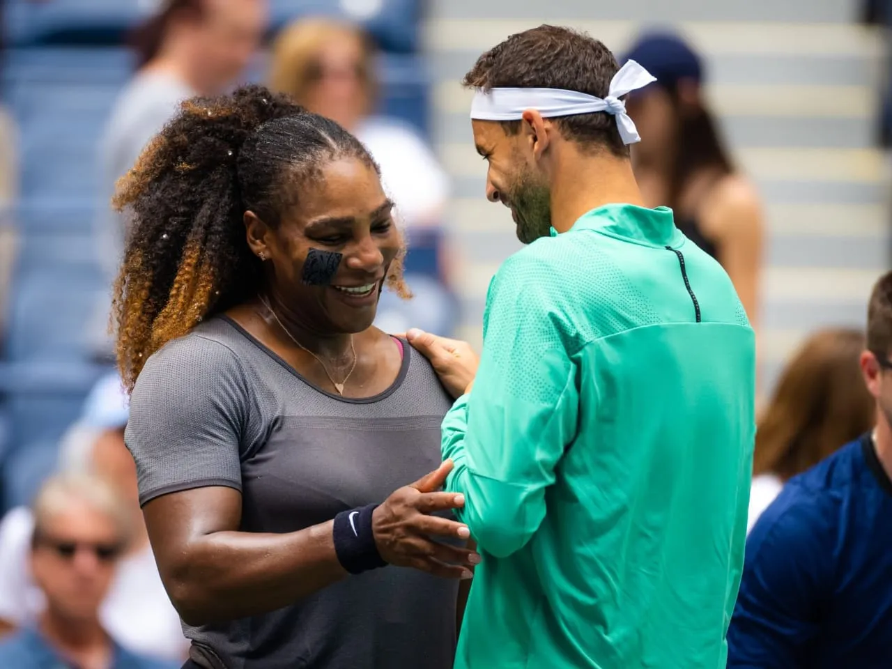 Grigor Dimitrov and Serena Williams