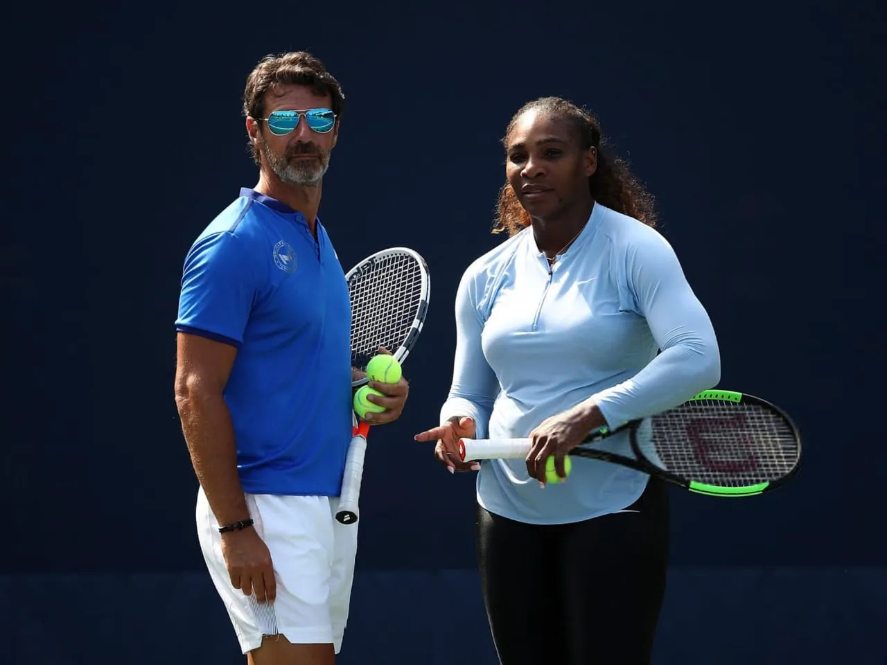 Patrick Mouratoglou and Serena Williams