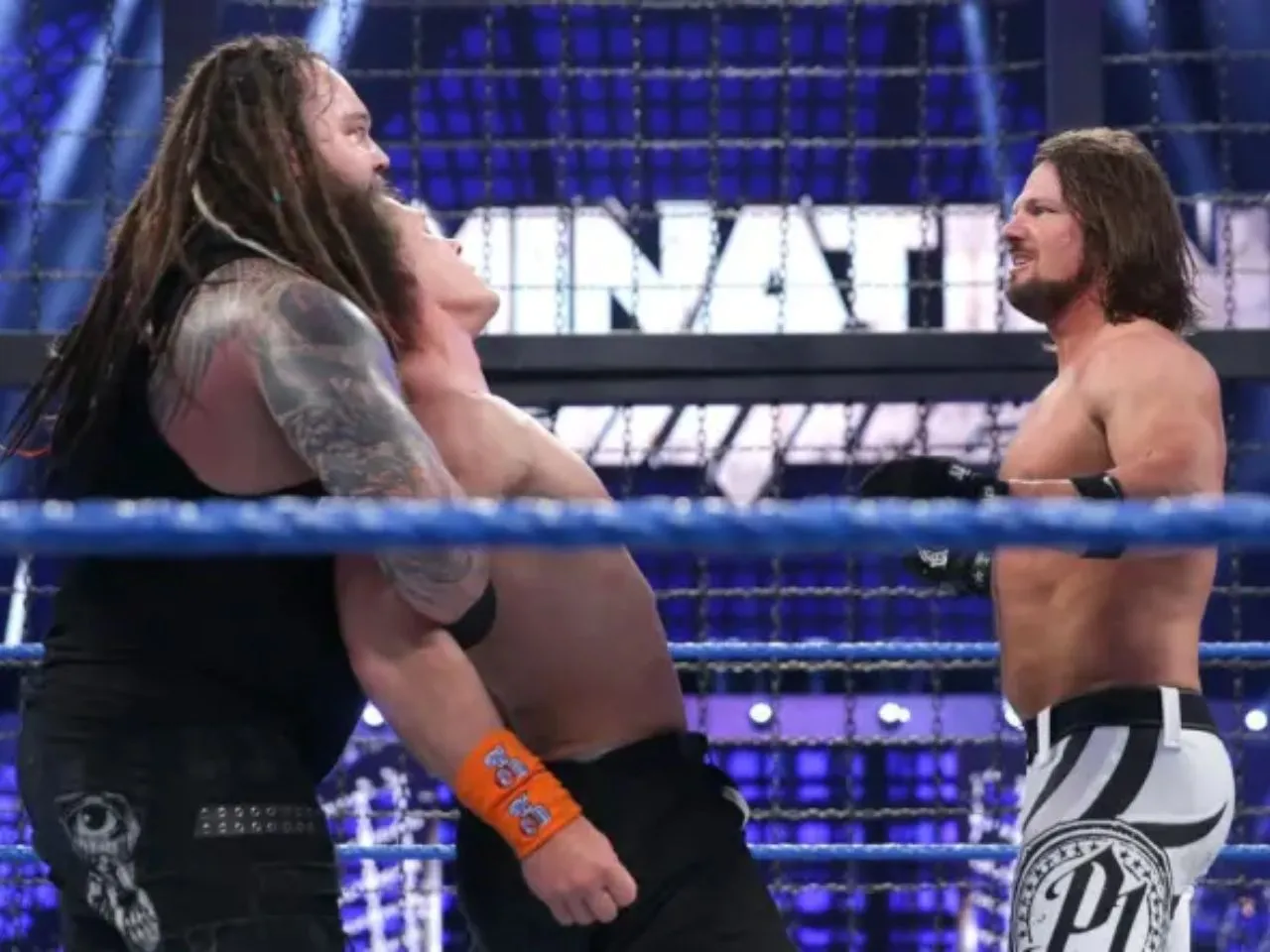 John Cena vs Bray Wyatt vs AJ Styles vs Dean Ambrose vs Baron Corbin vs The Miz 2017