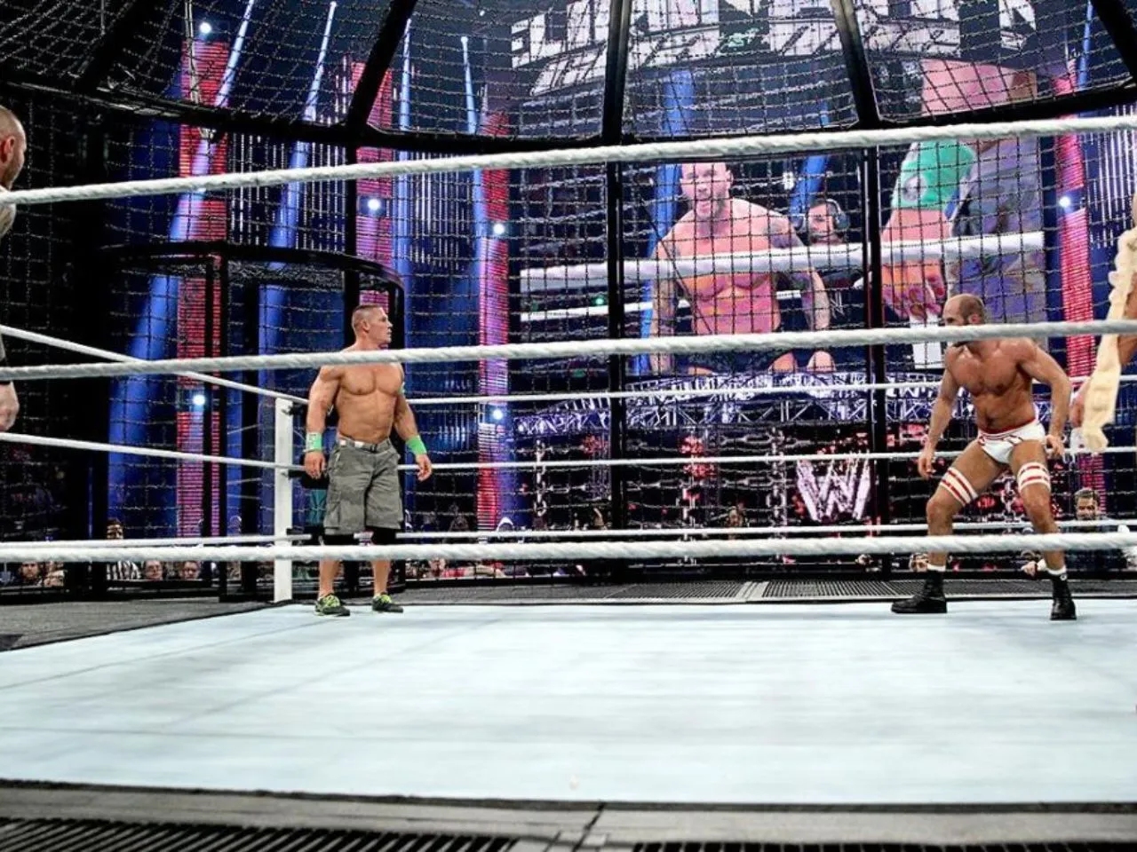 John Cena vs Christian vs Daniel Bryan vs Sheamus vs Cesaro 2014